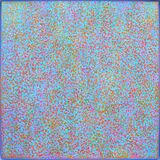 'Blue Fusion' acrylic on canvas 2021 92x92cm (Private Collection)