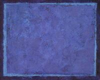 Blue Sheet 1. 30x24cm acrylic on board 2019