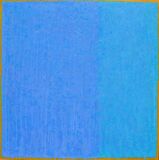 'Blue Drench 1' 80x80cm acrylic on canvas 2019