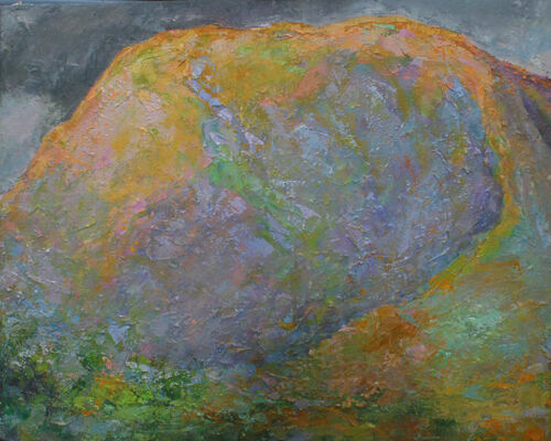 'Moel Dinas 2' oil on canvas 2025