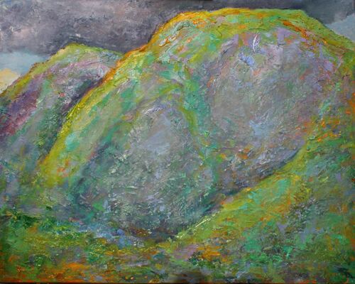 'Moel Dinas 1' oil on canvas 2025