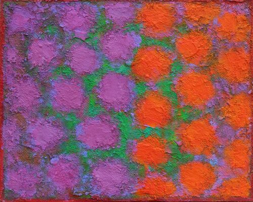 'Colour Chord 11' acrylic on board 30x24cm 2025