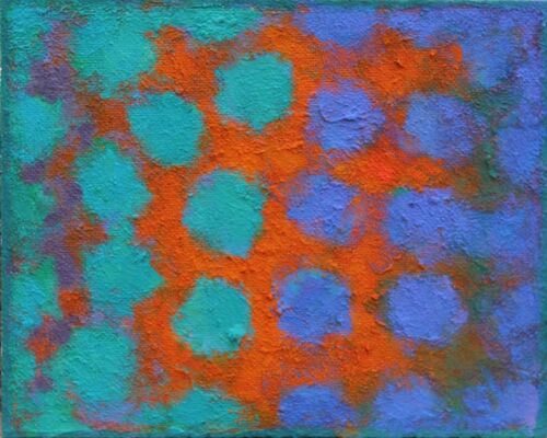 'Colour Chord 3' 30x24cm acrylic on board 2025