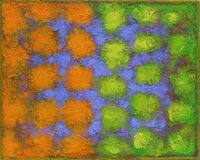 'Colour Chord 7' acrylic on board 30x24cm 2025