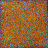 'Clusters 14' acrylic on board 35x35cm 2026