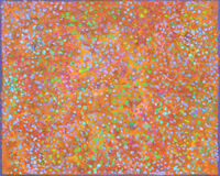 'Clusters 23' acrylic on board 50x40cm 2022