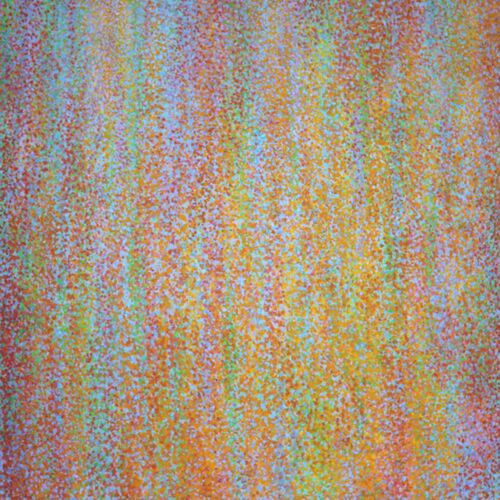 'Colour Shower' acrylic on canvas 120x120cm 2021 (unavailable)