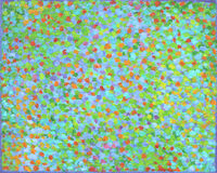 'Clusters 21' acrylic on board 30x24cm 2022 (private collection)