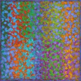 'Diffused Chords 2' acrylic on board 35x35cm 2025