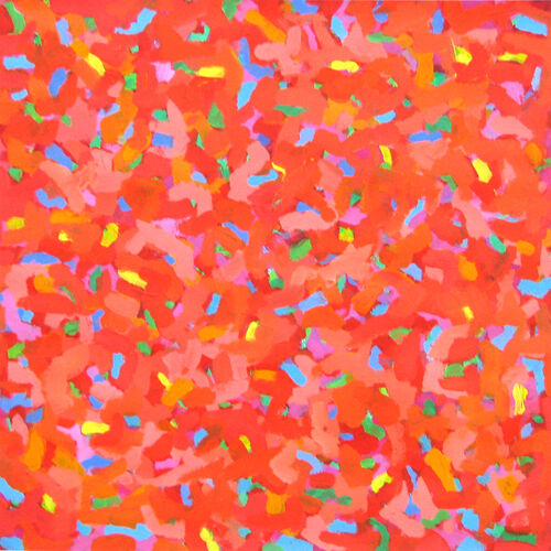 'Distribution 2.' Acrylic on paper 48x48cm 2008