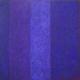 '8 Series, 3. Violet 2.1.2.2.1.' 60x60cm Acrylic on canvas 2005 (Private Collection)