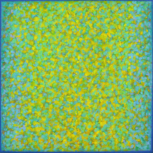 'First Thing 2' acrylic on canvas 60x60cm 2019 (Private Collection)