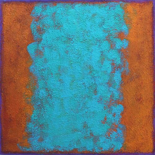 'Gap1' 30x30cm acrylic on board 2017 (Private Collection)