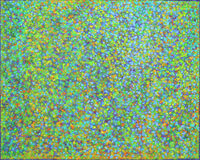 'Giverny 2' acrylic on canvas 100x80cm 2020 (Private Collection}