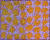 'Half & Half 1' 30c 24cm acrylic on board 2024