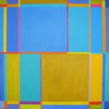 'Karnak' 90x90cm acrylic on canvas 2003