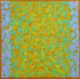 'Yellow Burst 1 ' acrylic on canvas 36x36cm 2019