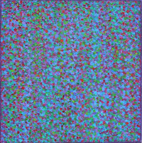 ;On Reflection12; acrylic on board 40x40cm 2021