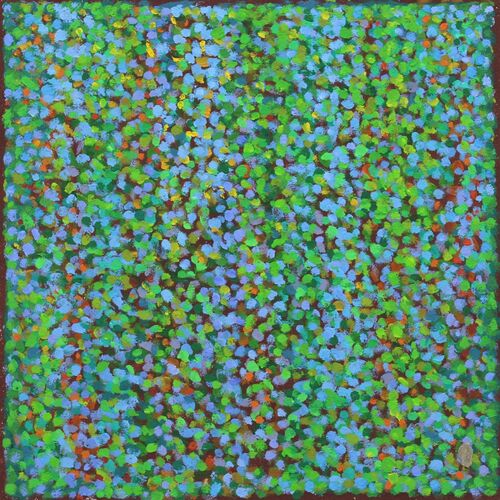 'On Reflection 1' acrylic on board 40x40cm 2020 (Private Collection)