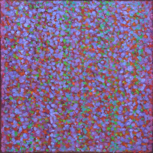 'On Reflection 3' acrylic on board 40x40cm 2020