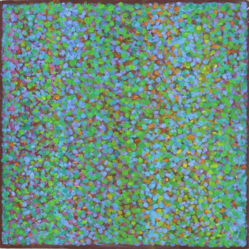 'On Reflection 4' acrylic on board 40x40cm 2020 (Private Collection)