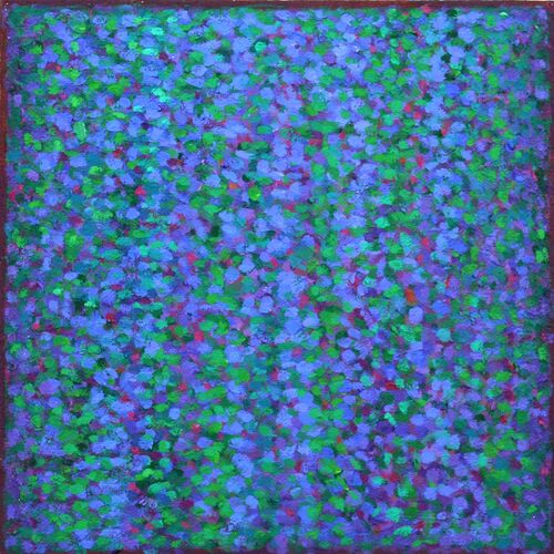 'On Reflection 5' acrylic on board 40x40cm 2020 (Private Collection)