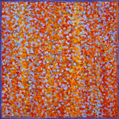 'On Reflection 7' acrylic on board 40x40cm 2020