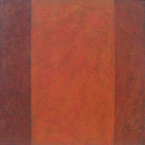 'Rectangle on Square' acrylic on canvas 60x60cm 2004
