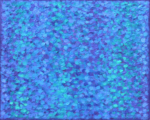 'On Reflection 26' acrylic on board 30x24cm 2021