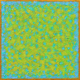 'Screen 2 Blue Yellow' 36x36cm acrylic on canvas 2016