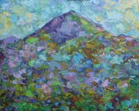 'Yr Wyddfa ( Mt.Snowdon) from Beddgelert Forest' Oil on canvas 2025