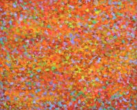 'Swarm 1' acrylic on board 24x30cm 2020