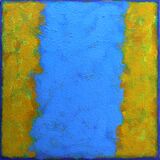 'Tilt 3' 30x30cm acrylic on board 2017 (Private Collection)