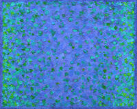 'Blue Blue transition 3' acrylic on board 50x40cm 2019