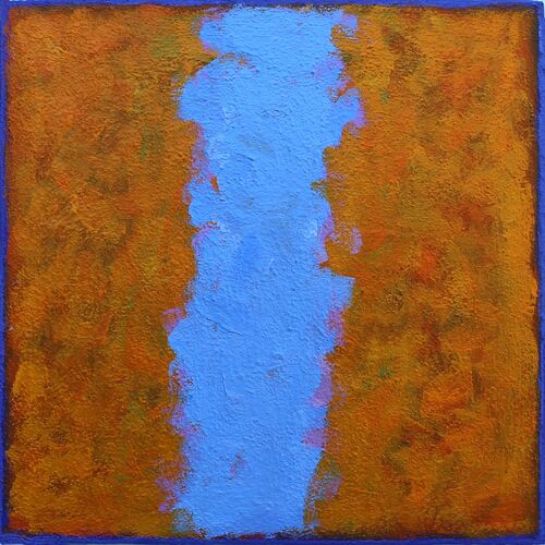 'Twang 2' 30x30cm acrylic on board 2017