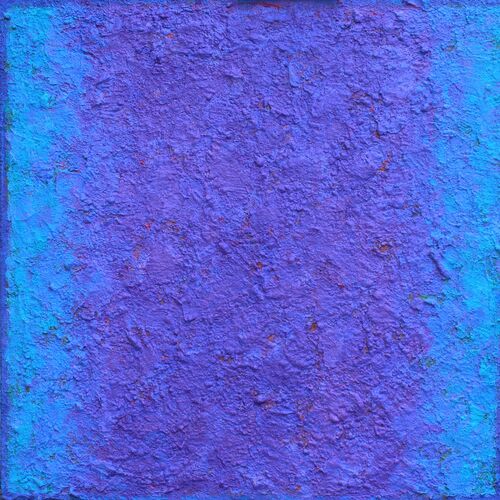 'Violet Drench' acrylic on board 40x40cm 2019