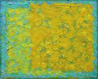 Yellow on Yellow. 30x24cm acrylic on board 2018