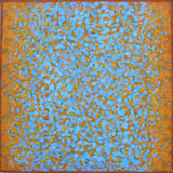 ' Orange to Blue ' 60x60cm Acrylic on canvas 2018