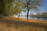 The Embankment and Trent Bridge in Autumn