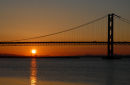Sunset at Forth Road Bridge