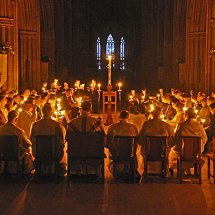 Candle lit service
