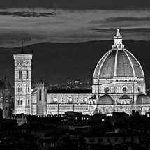 Florence Cathedral at night