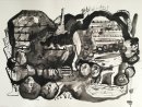 The Assumption of Reciprocity, 2019, 57x77cms, ink on paper