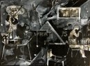 The Weather Chronicles (Dante’s Menu) 2018-19, 77x57cms, gesso and ink on paper