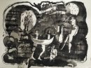 The Lack of Biological Instincts, 2019, 57x77cms, ink on paper