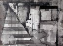 Black Box, 2016, 28x38cm, gesso and ink on paper