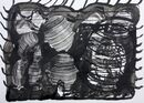 To Spurn the Minds Eye, 2019, 36x51cms, ink on paper