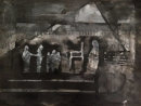 The Last Tribe, 2016, ink and gesso on paper, 57x77cm