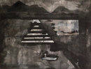 The Leisure Construct, 2016, ink and gesso on paper, 57x77cm