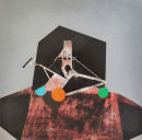 Float, 2013, acrylic on panel, 40 x 40 cm, PRIVATE COLLECTION